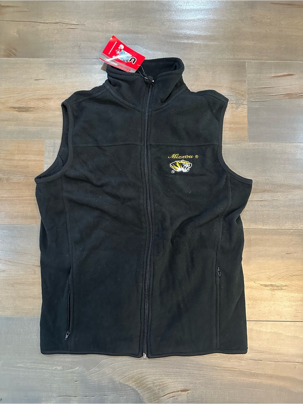 University of Missouri Mizzou Black Fleece Vest